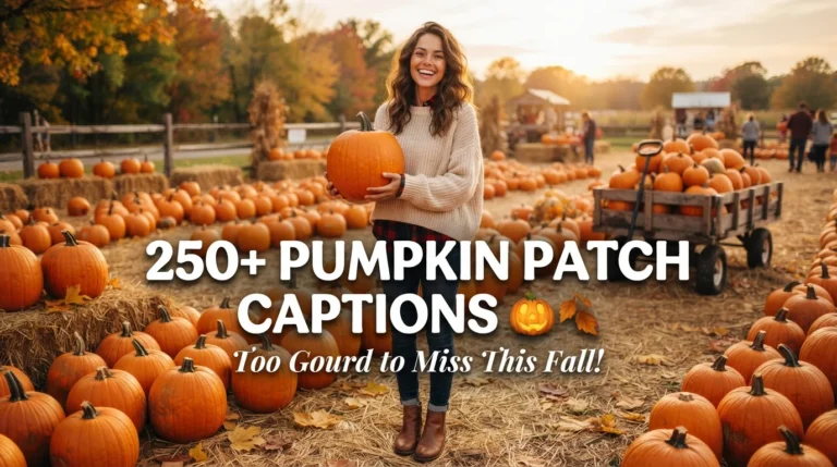 250+Best Pumpkin Patch Captions That Are Too Gourd to Miss This Fall 🎃🍂