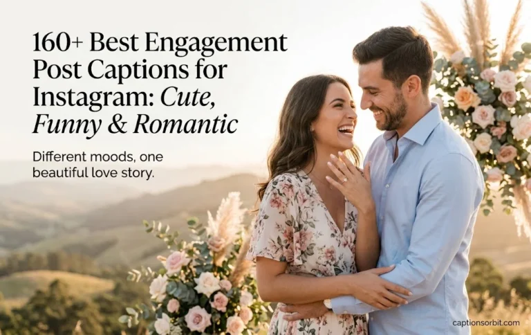 160+ Best Engagement Post Captions for Instagram: Cute, Funny & Romantic