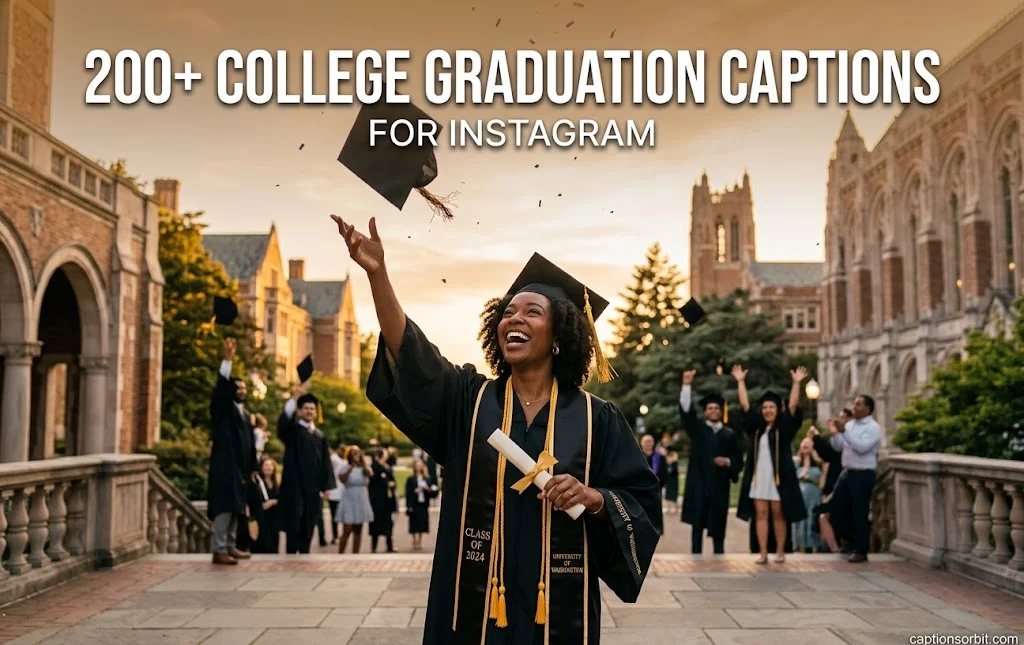 180+ Best College Graduation Captions for Instagram: Funny, Cute, Short & Inspirational