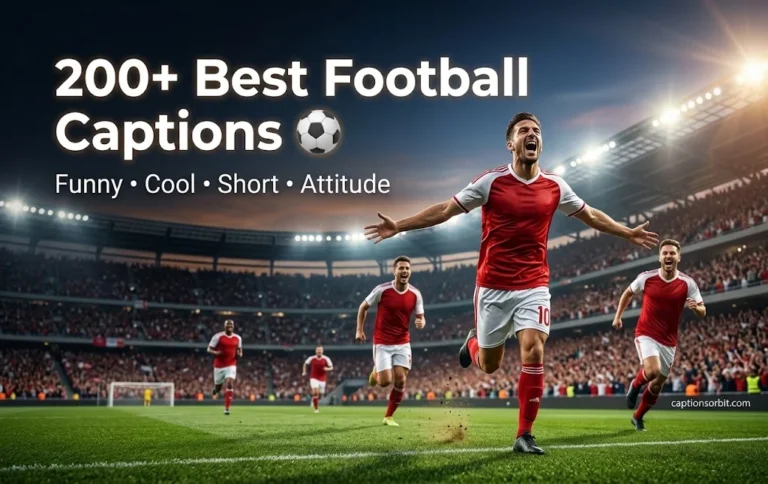 200+ Best Football Captions for Instagram: Funny, Cool, Short & Attitude