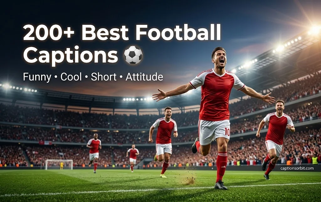 200+ Best Football Captions for Instagram: Funny, Cool, Short & Attitude