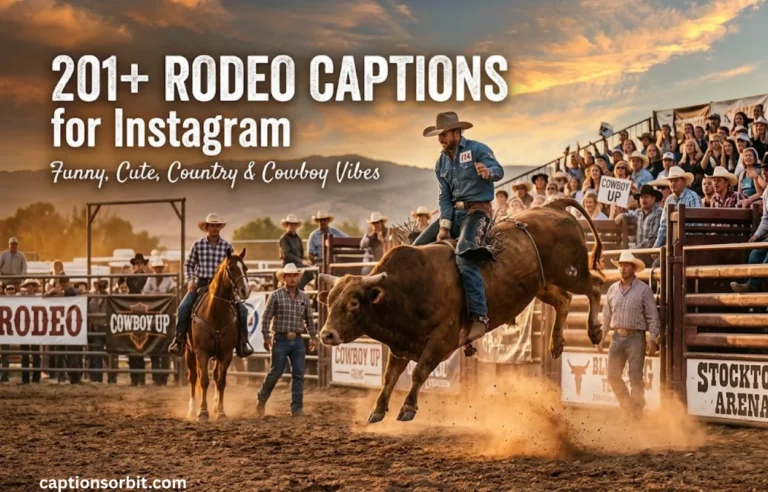 201+ Rodeo Captions for Instagram: Funny, Cute, Country & Cowboy Vibes