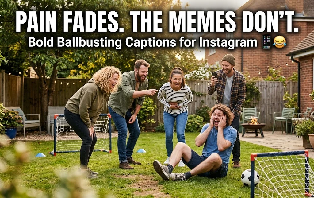 Bold Ballbusting Captions for Instagram
