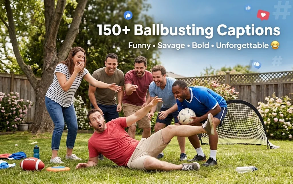 150+Funny Ballbusting Captions: Funny, Savage, Short & Bold Ideas 😂