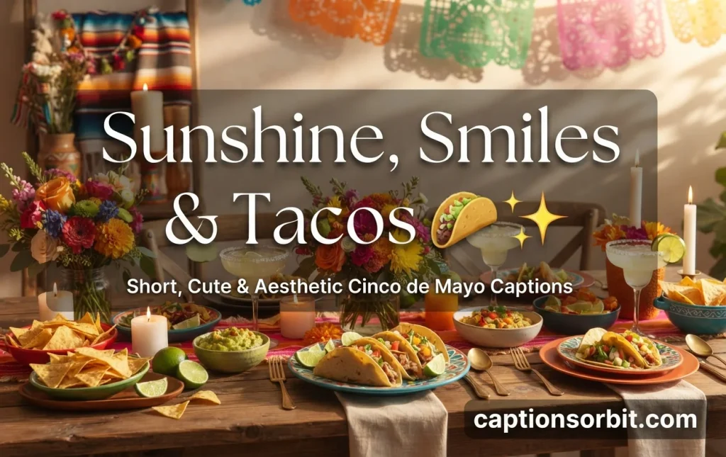 Funny & Party-Ready Cinco de Mayo Captions for Instagram