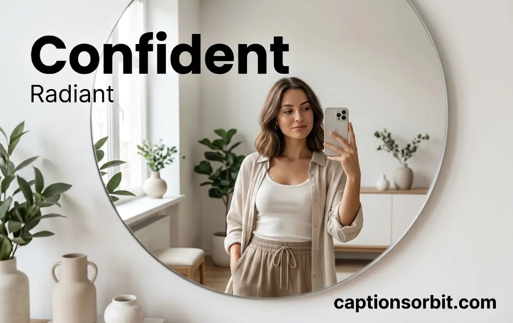 One Word Captions for Selfies