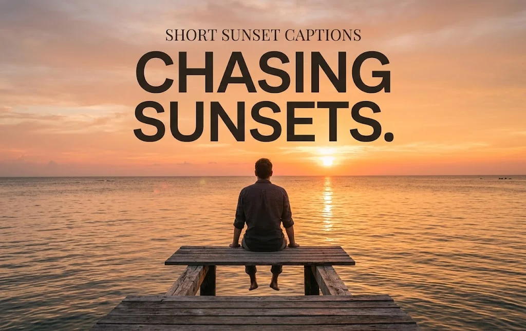 Short Sunset Captions for Instagram