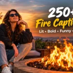 250+ Fire Captions for Instagram That Are Lit, Bold, Funny & Savage 🔥