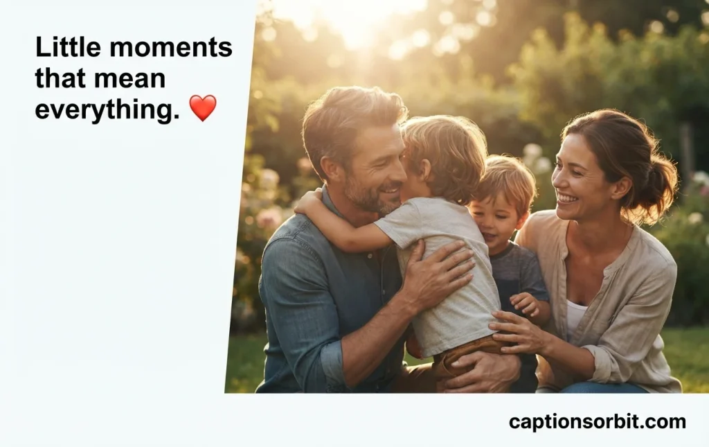 Cute and Heartfelt Family Captions