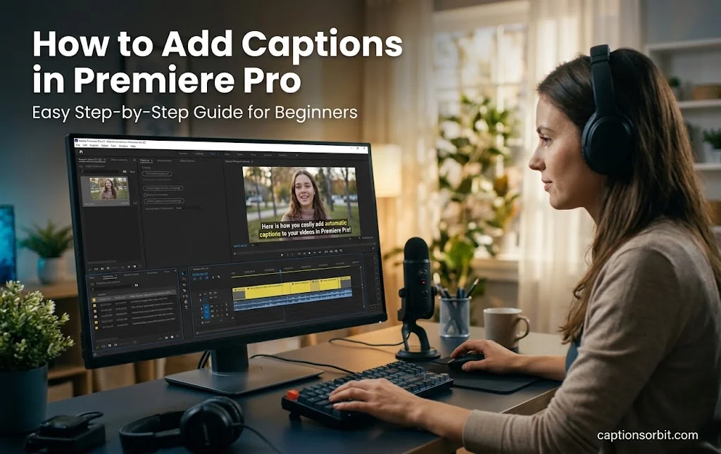 How to Add Captions in Premiere Pro: Easy Step-by-Step Guide for Beginners