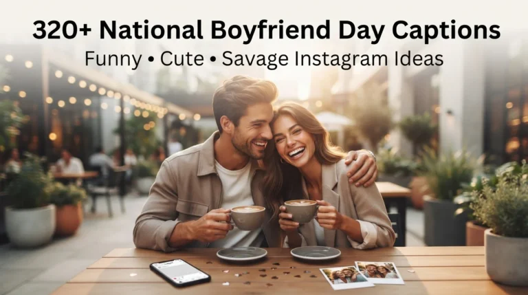 320+ National Boyfriend Day Captions: Funny, Cute & Savage Ideas for Instagram