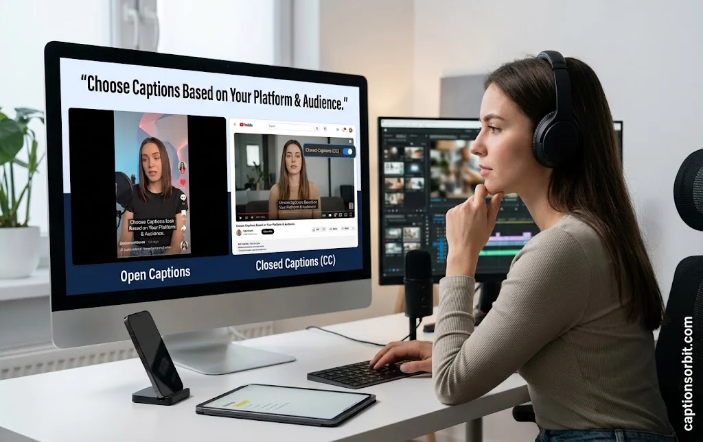 Open Captions vs Closed Captions: Which One Should You Choose?