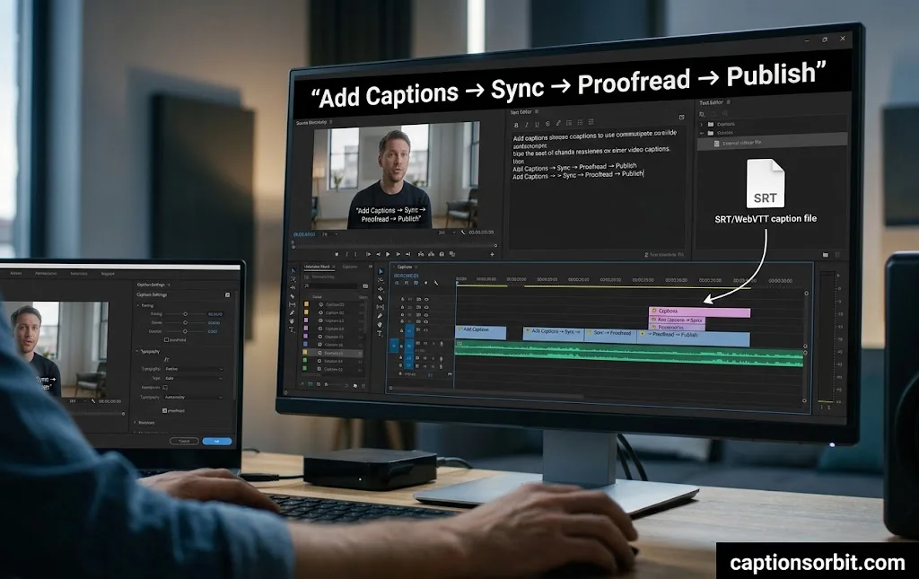 How to Add Open or Closed Captions to Your Videos
