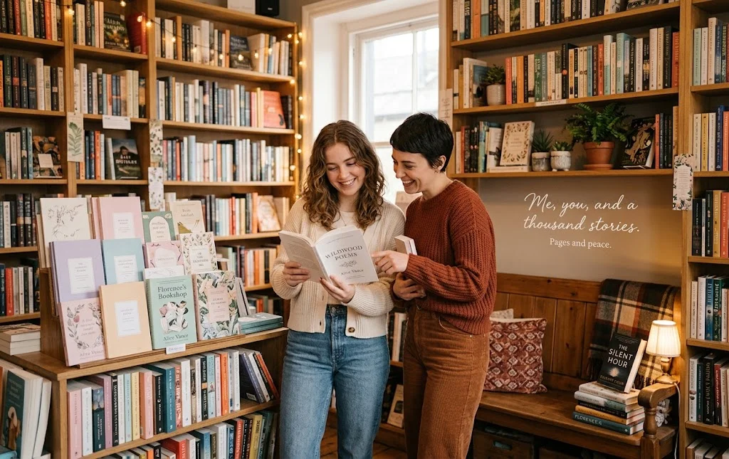 Short, Cute & Literary Bookshop Captions