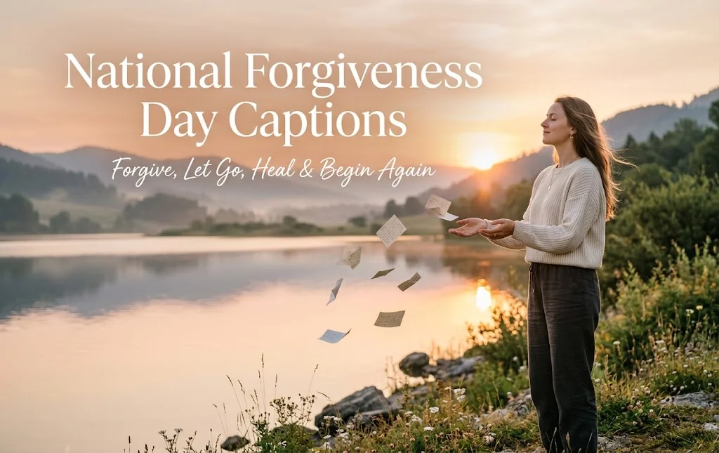 250+ Best National Forgiveness Day Captions: Healing, Letting Go, Peaceful & Heartfelt Quotes