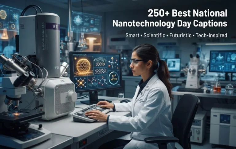 250+ Best National Nanotechnology Day Captions: Smart, Scientific, Futuristic & Tech-Inspired