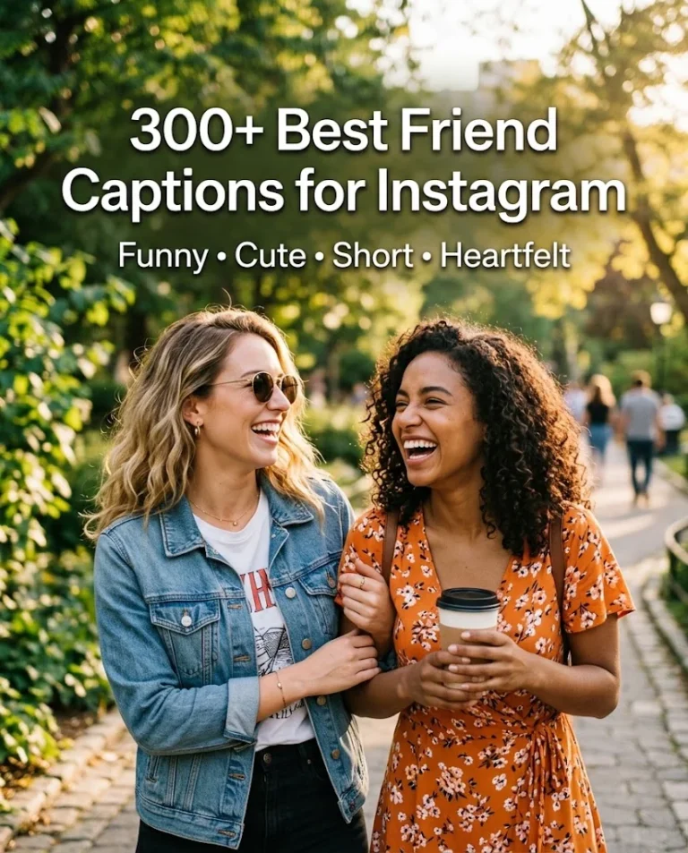 300+ Best Friend Captions for Instagram: Funny, Cute, Short & Heartfelt