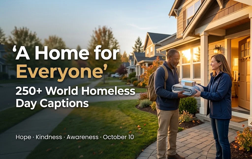 250+ Best World Homeless Day Captions for Instagram: Inspirational, Awareness, Kindness & Hope