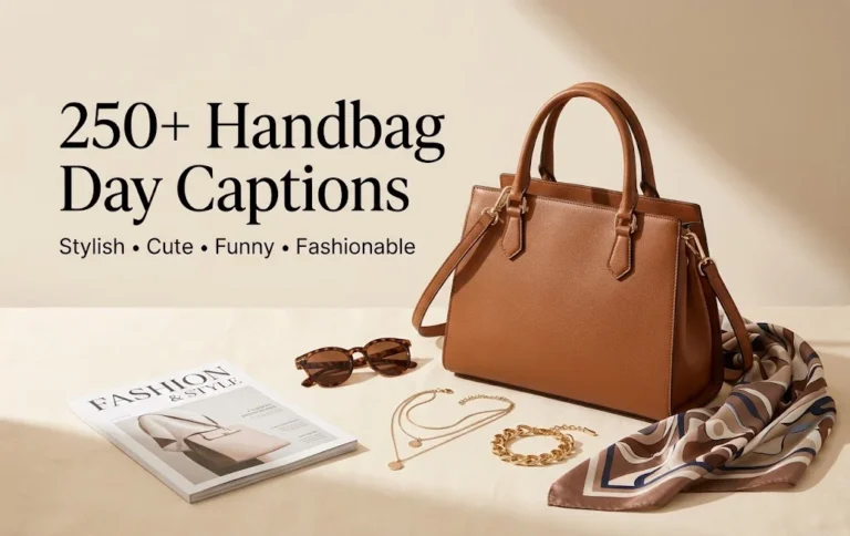 250+ Best Handbag Day Captions for Instagram: Stylish, Cute, Funny & Fashionable