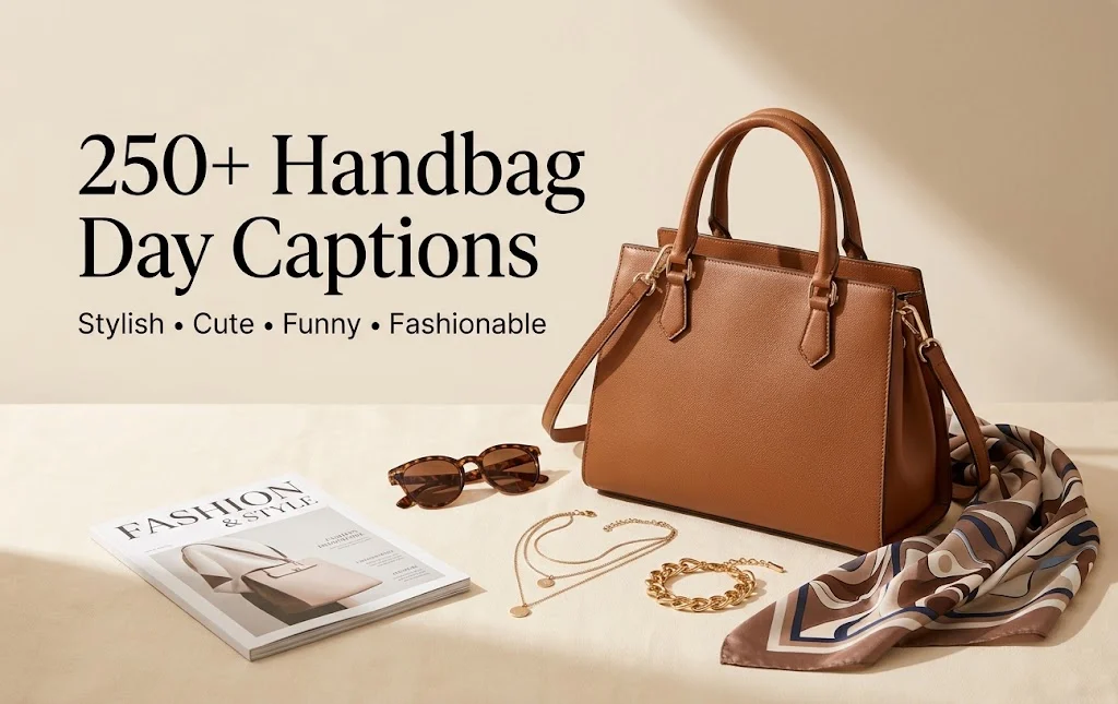 250+ Best Handbag Day Captions for Instagram: Stylish, Cute, Funny & Fashionable